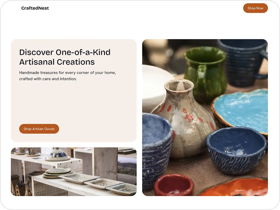 Website mock