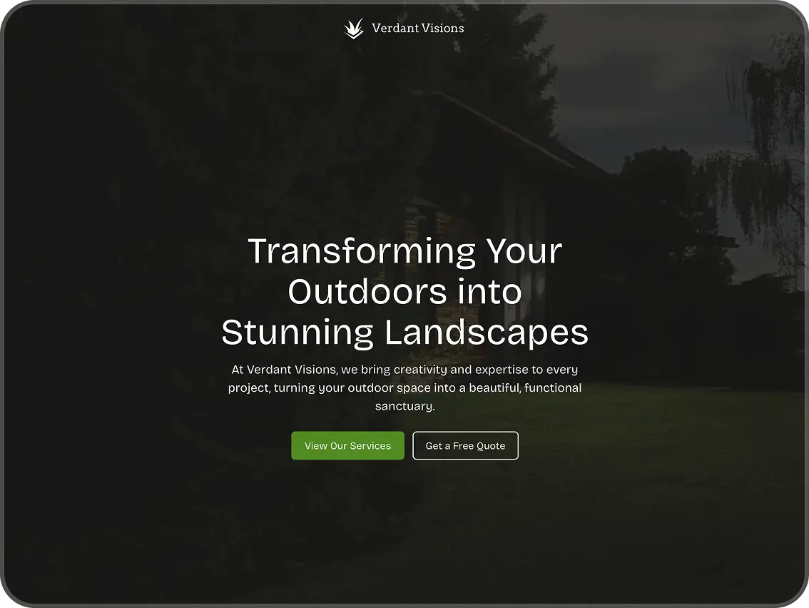 Website mock