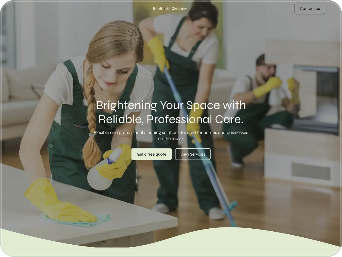Website mock