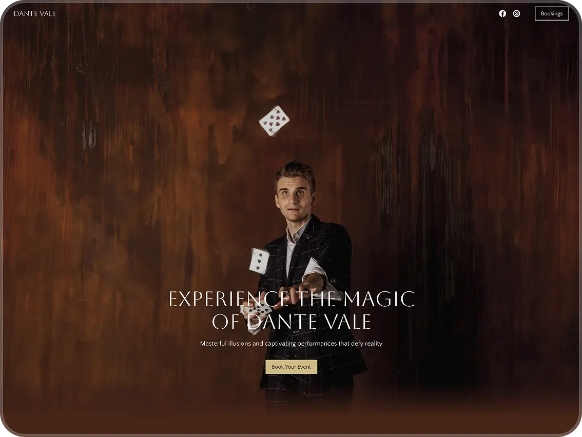 Website mock