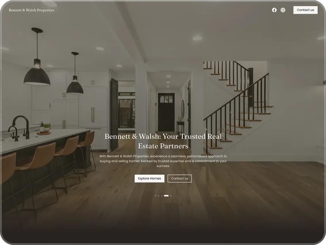 Website mock