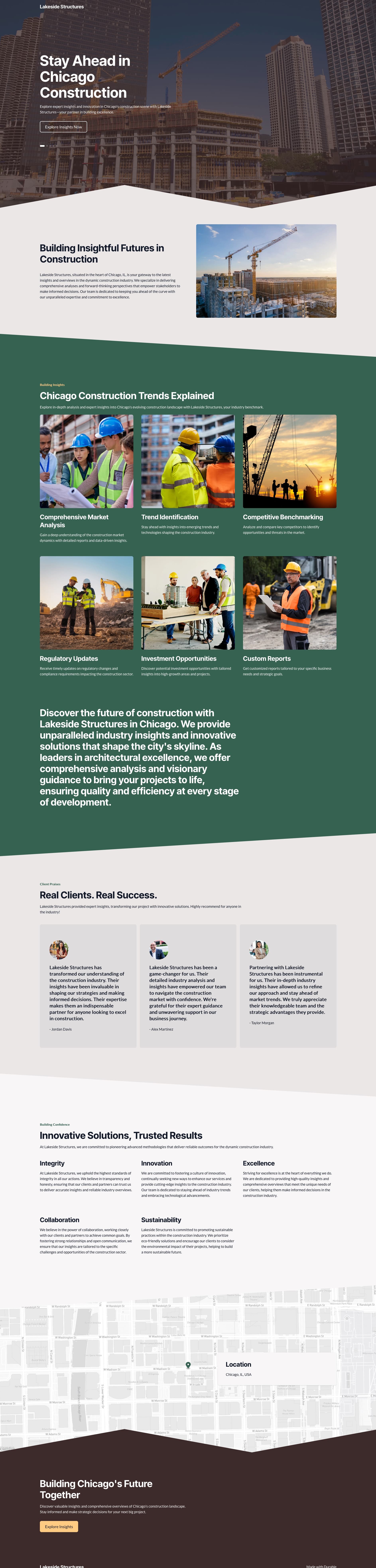 Construction Website Template