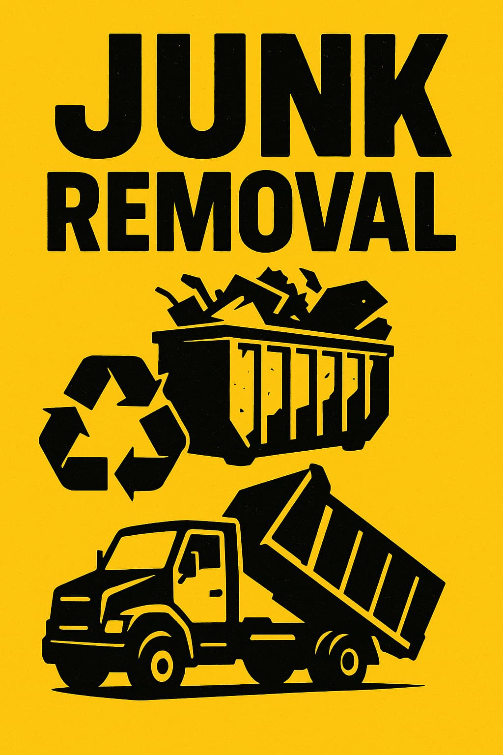 Junk removal poster example